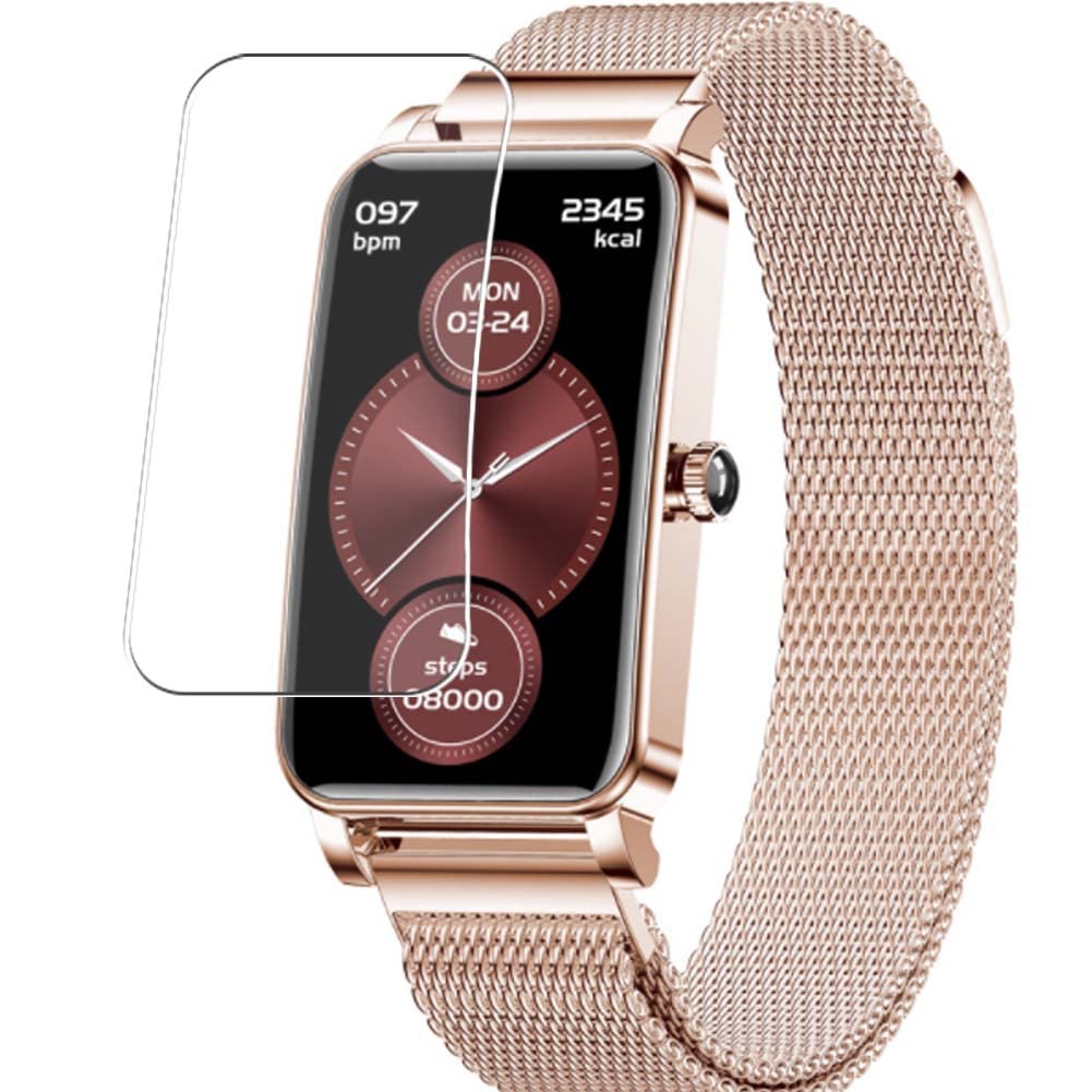 Vaxson 3-Pack Screen Protector, compatible with Yocuby zx19 1.47" Smartwatch smart watch, TPU Guard Film Protectors Sticker [NOT Tempered Glass Case Cover ]