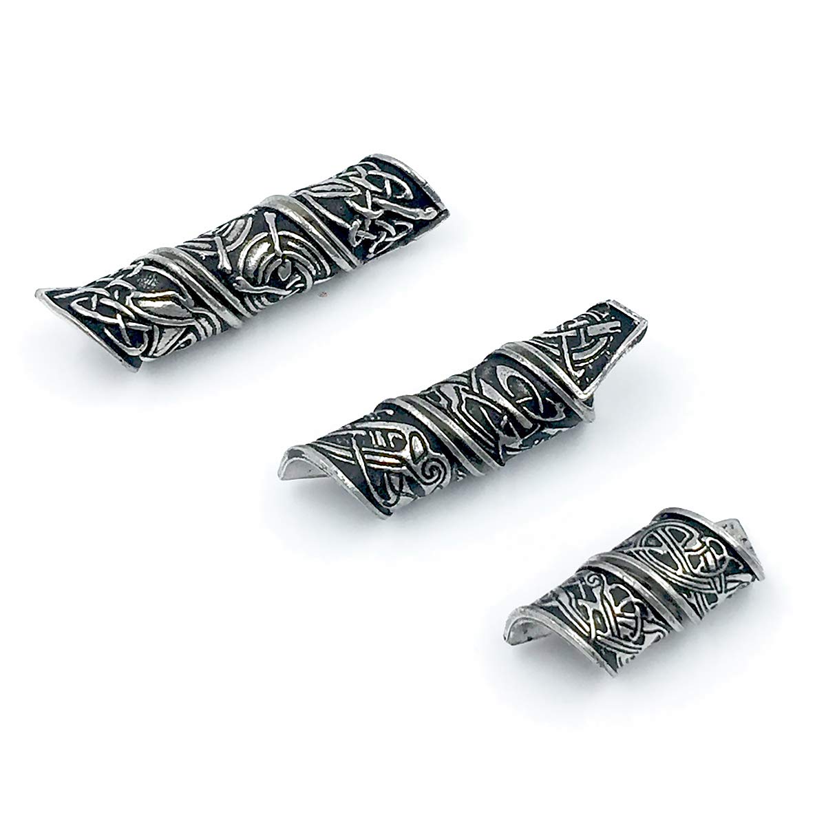 Mullingar Pewter Hair Slides, Set of 3, Fashioned After The Game of Thrones
