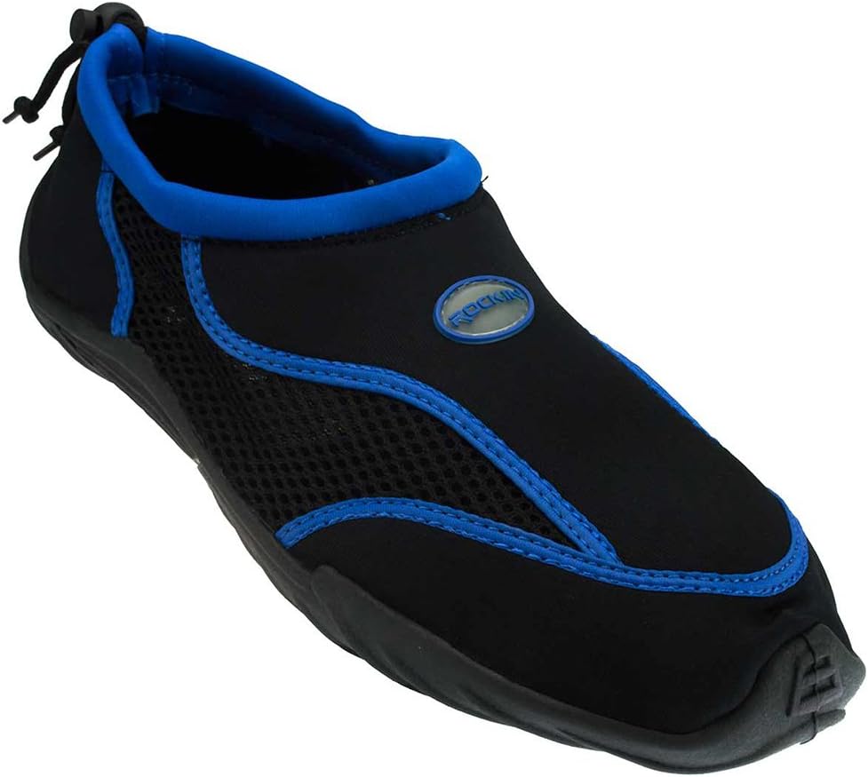 Rockin Footwear Men's Rockin Aqua Stripes Water Shoe