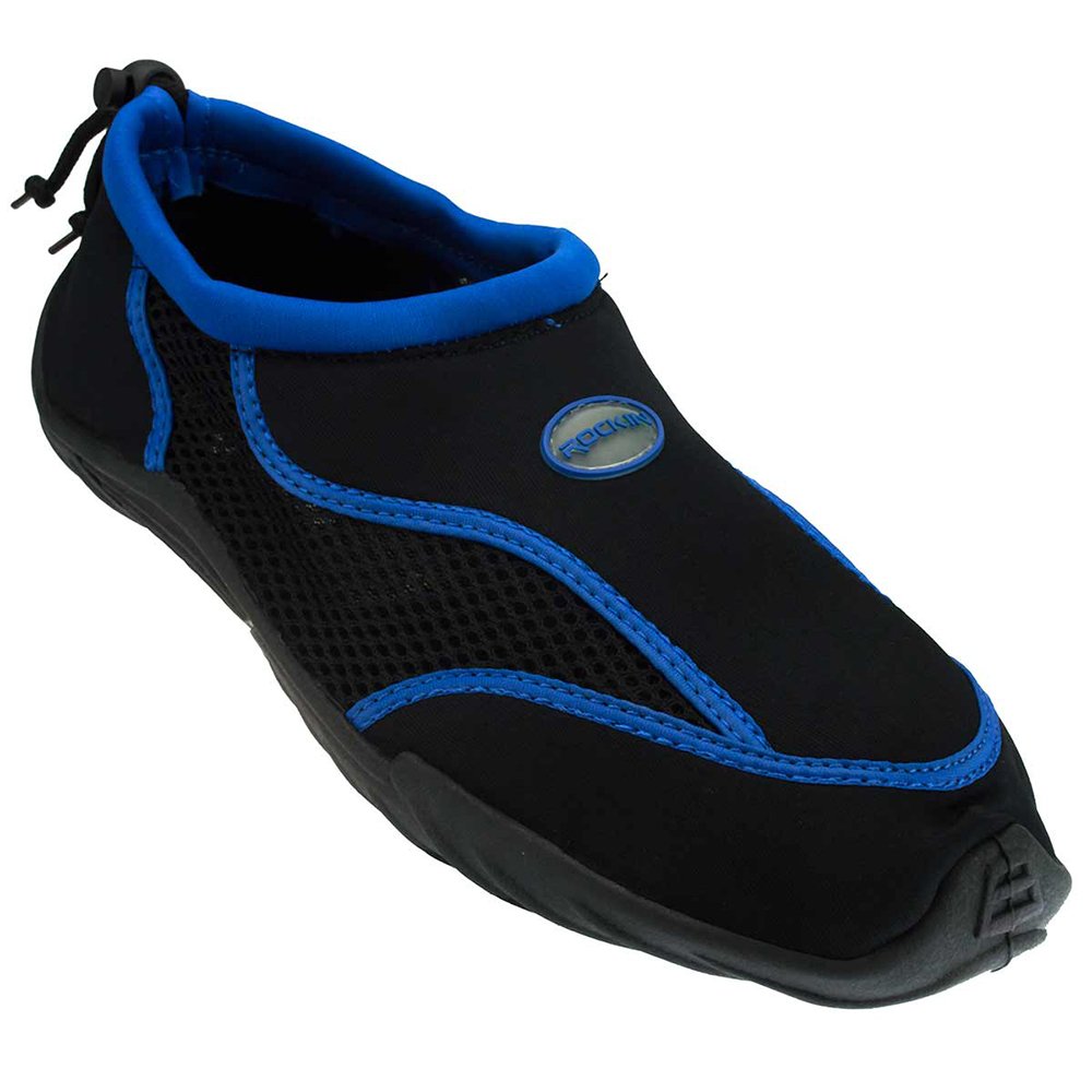 Rockin Footwear Men's Rockin Aqua Stripes Water Shoe