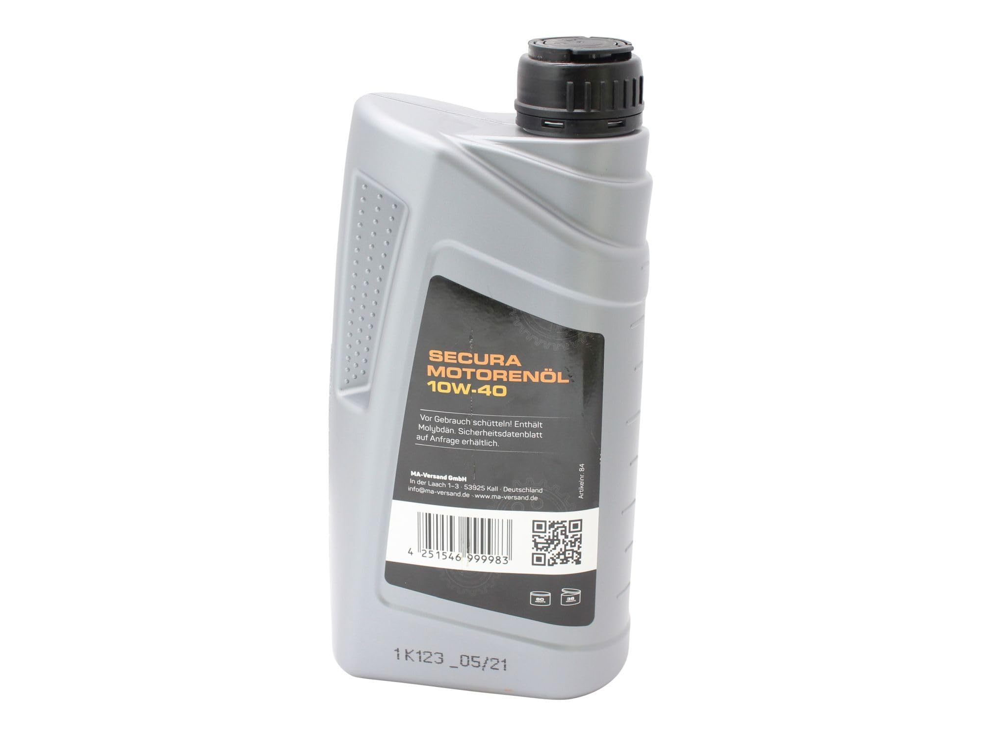 SECURA 1 Liter Motoröl 10W40 kompatibel mit Denqbar Maschinen 4-Takt-Motor
