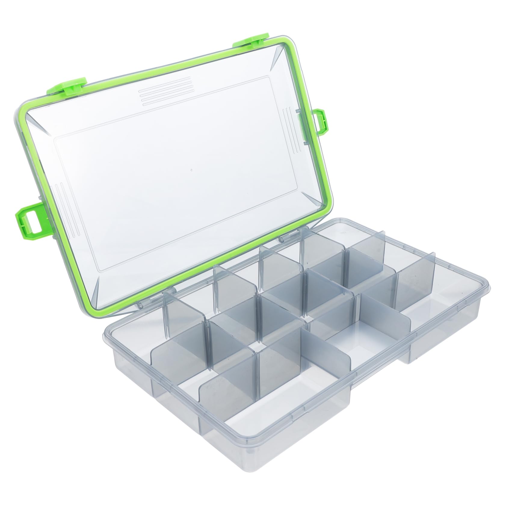 GRIRIW 1Pc Portable Fishing Multifunctional Fishing Accessory Organizer with Compartments Lightweight Storage for Fishing Gear for Outdoor Enthusiasts