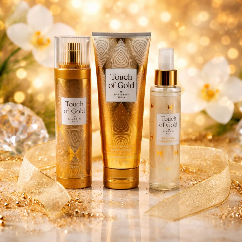 Amazon.com : Bath & Body Works TOUCH OF GOLD Full-Size Gift Set