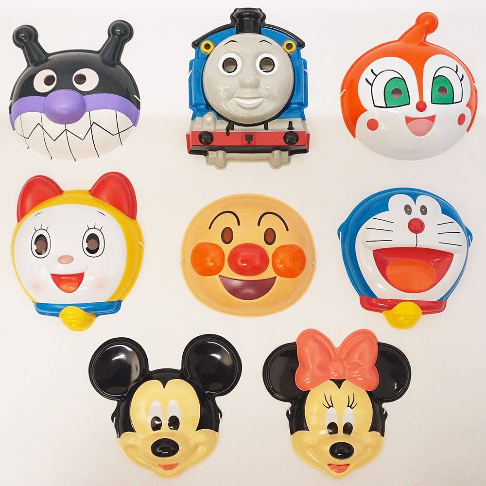 Amazon | お面 キャラクター同種6枚セット (アンパンマン) 4254