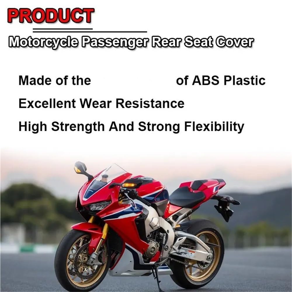 Carenatura del Sedile Posteriore per H&Onda CBR1000RR 2017-2019 Moto Passeggero (Matte Black)