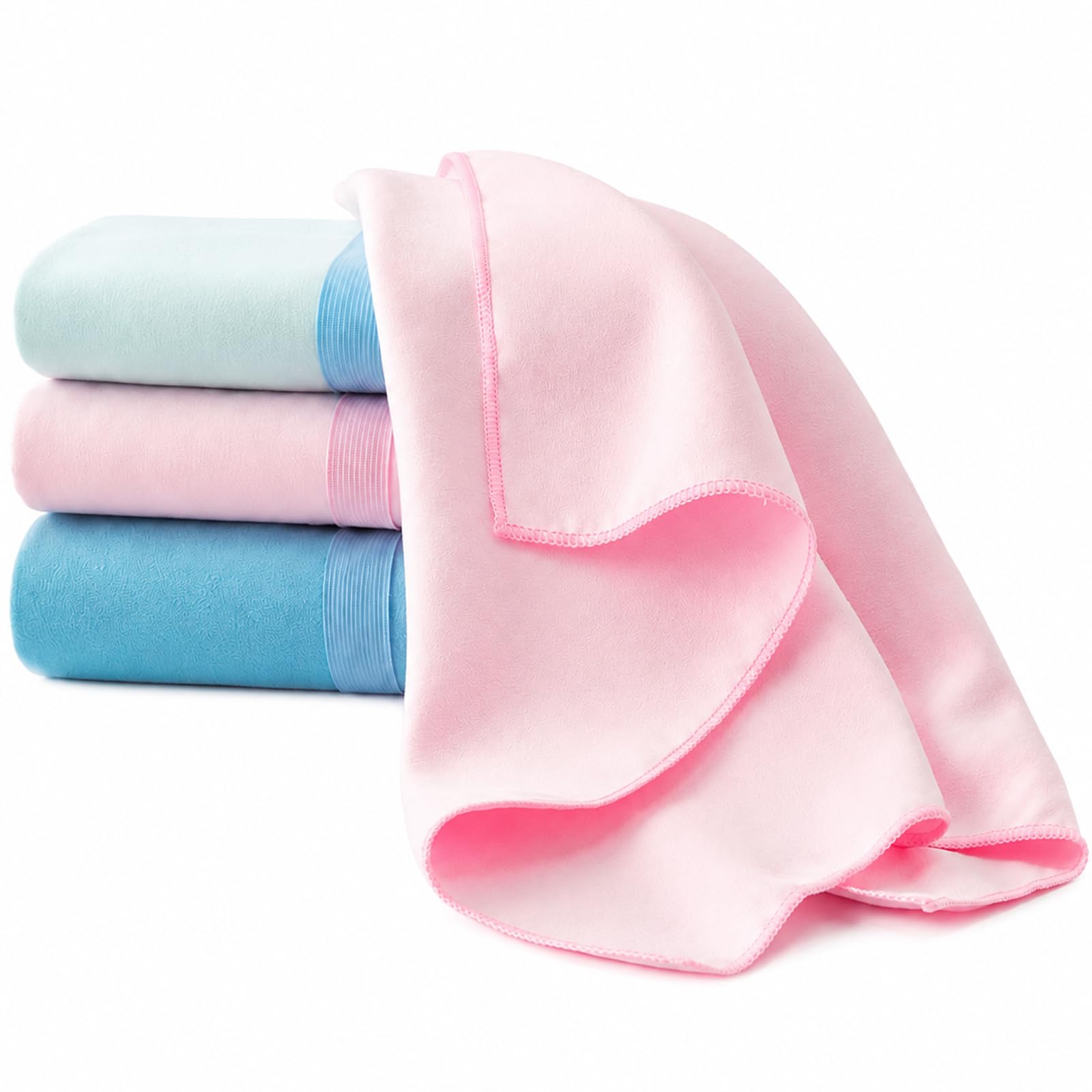 3 Pcs Microfibre Sports Towel, Soft Fast Drying Absorbent Workout Sweat Towels, Suitable for Men and Women, for Yoga, Camping, Gym Fitness, Beach, Swimming, Hiking and Travel Towels (40x60cm)