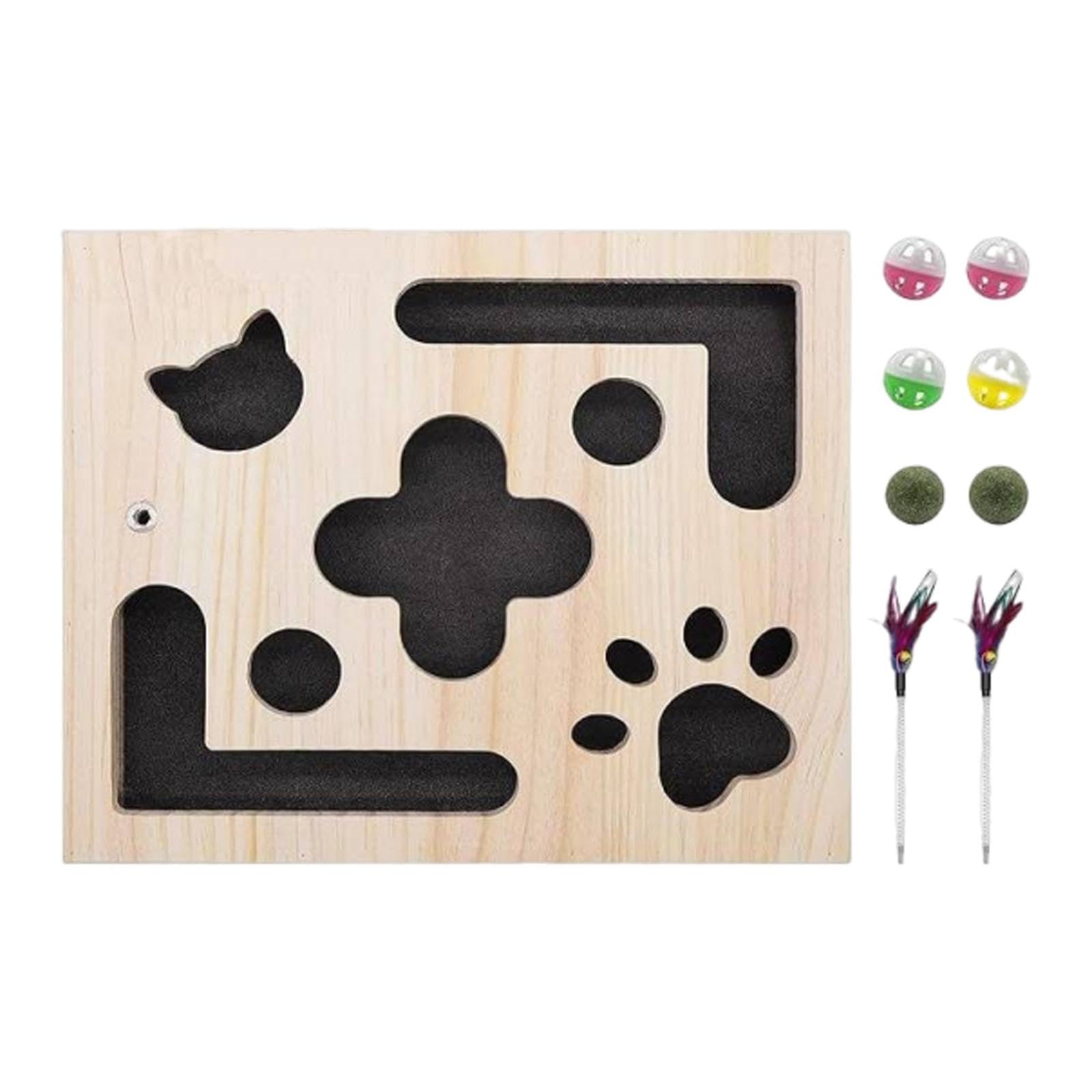 Juguete de actividades para gatos interactivo ideal para el salón de casa