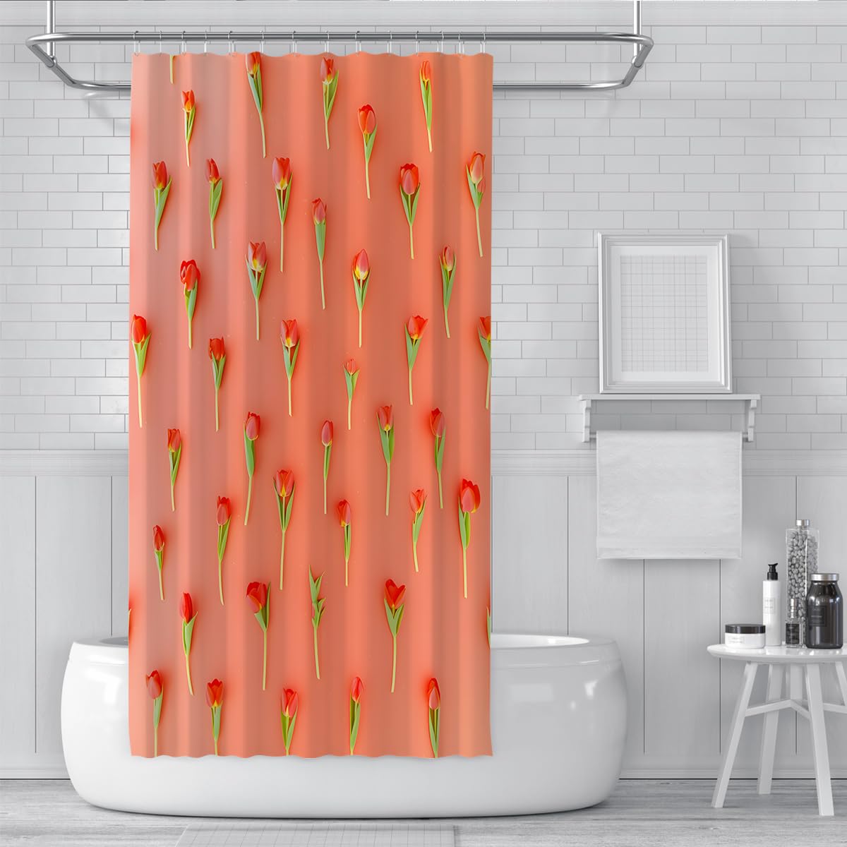 Tende doccia bistecca grigliata arredo bagno creativo