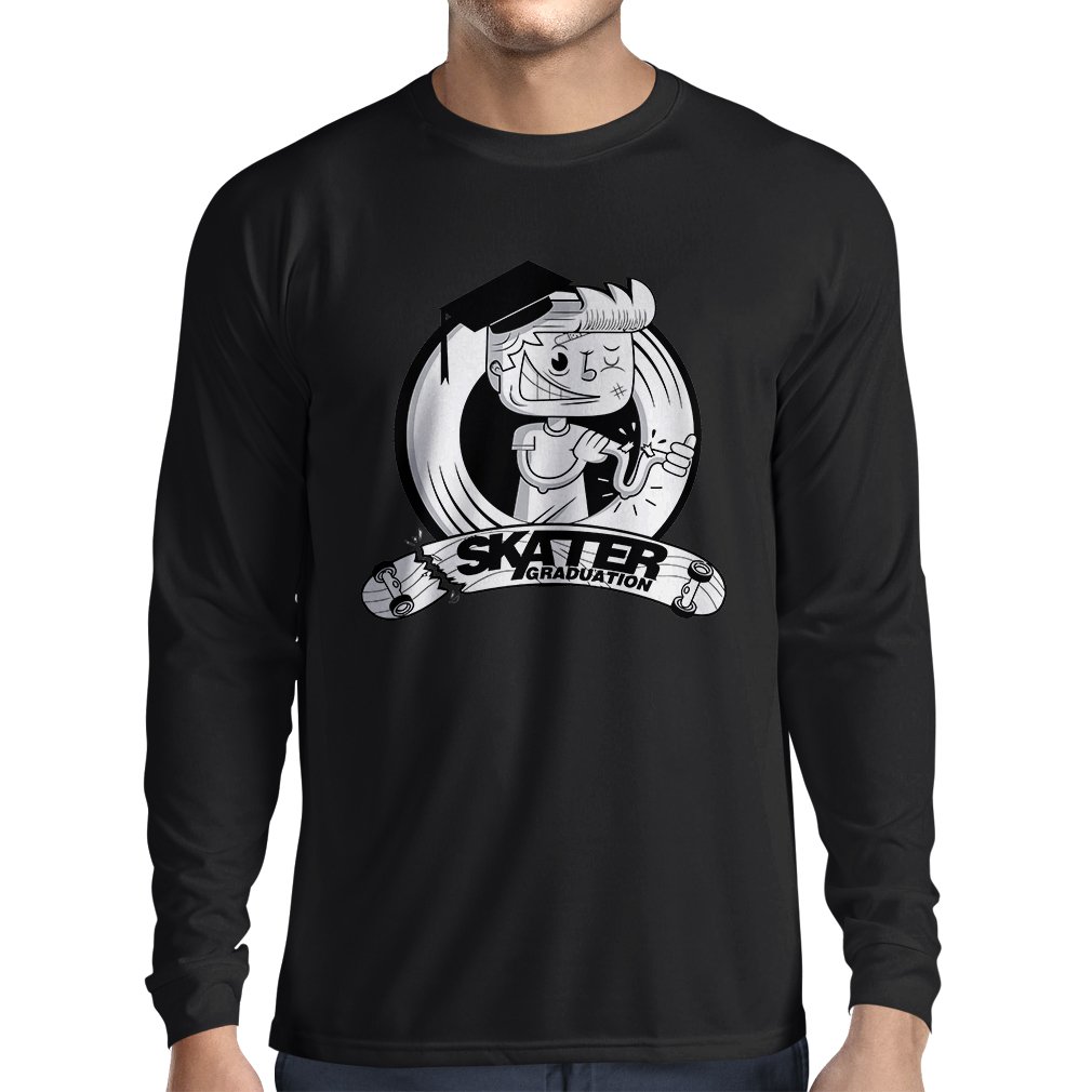 Men's T-Shirt Pro Skate Academy Graduation - for Skaters - Skateboard - Longboard, Gifts for The Skateboarders