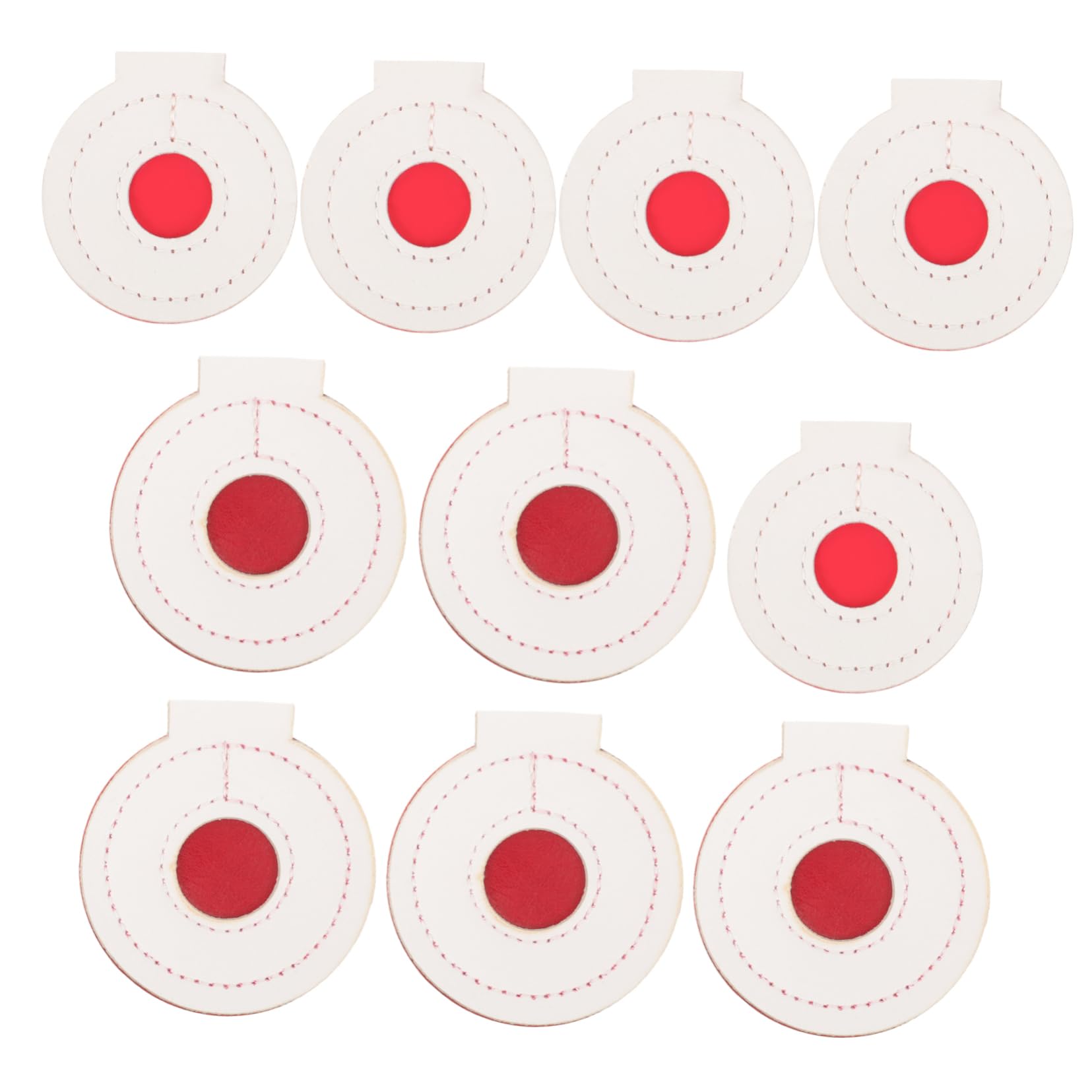HONMEET Target Practice Range 10pcs Metal Targets Lightweight Design for Easy Training