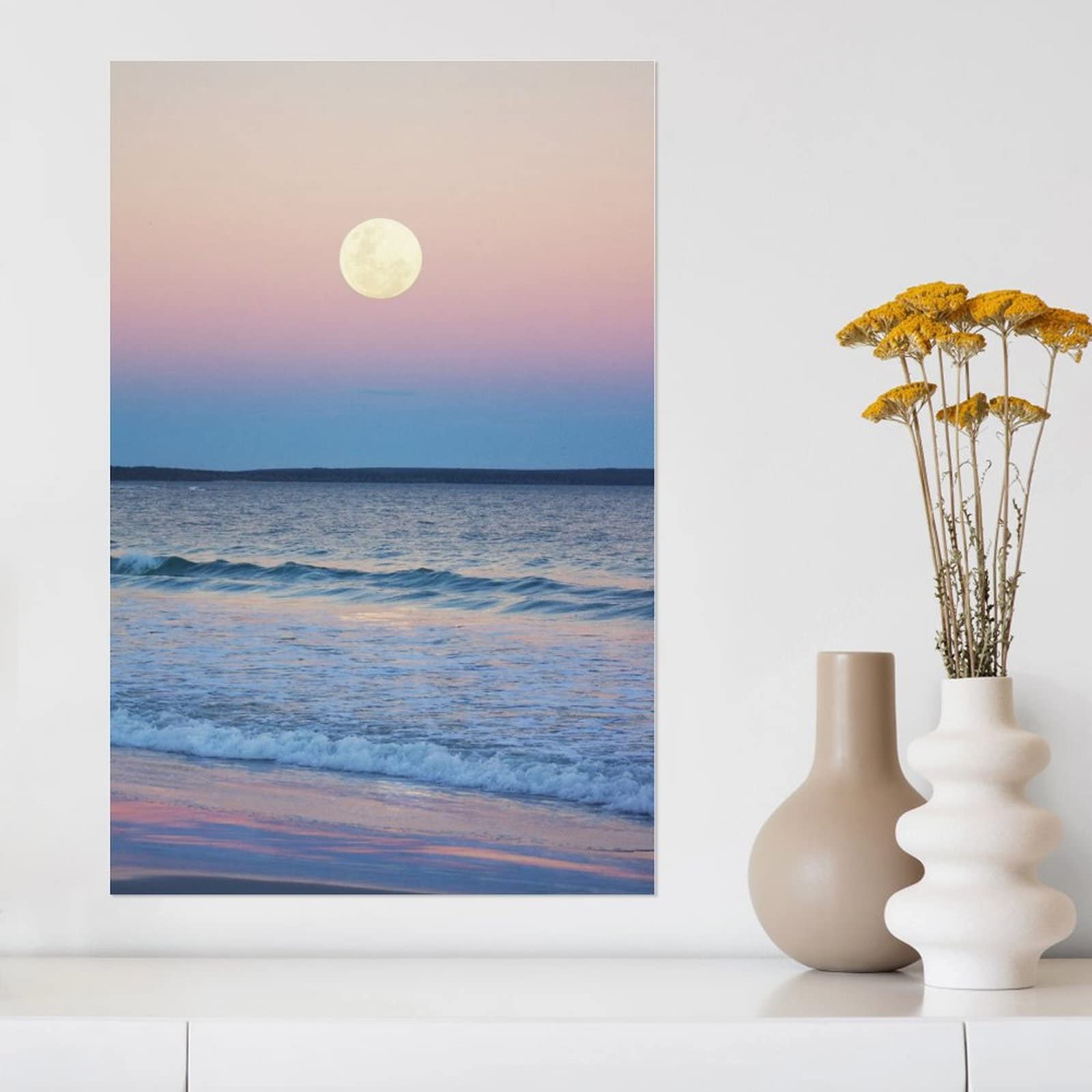 油絵「満月の海」 3855589bcfa9a46e36d794a69d72eb