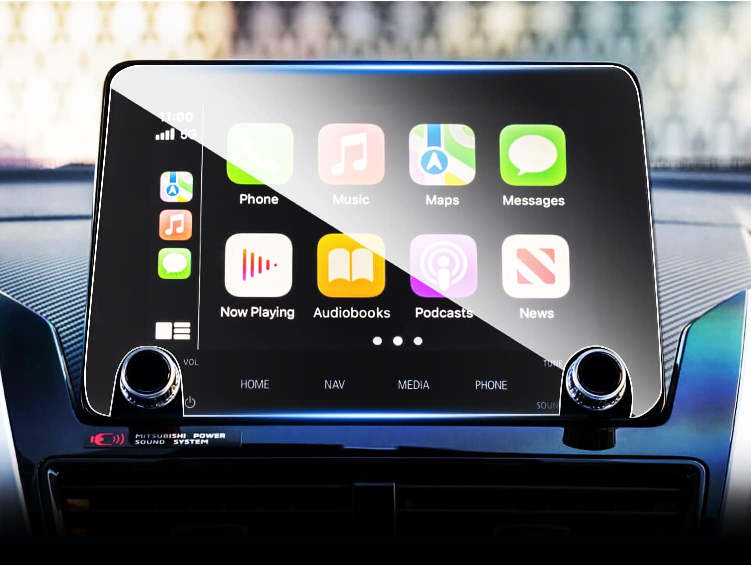 for 2025 2026 Mitsubishi Eclipse Cross Screen Protector for 2022 2023 2024 2025 2026 Mitsubishi Eclipse Cross (SE/SEL/LE/Ralliart) Accessories 8 Inch Display 9H Glass Anti Scratch&Fingerprint