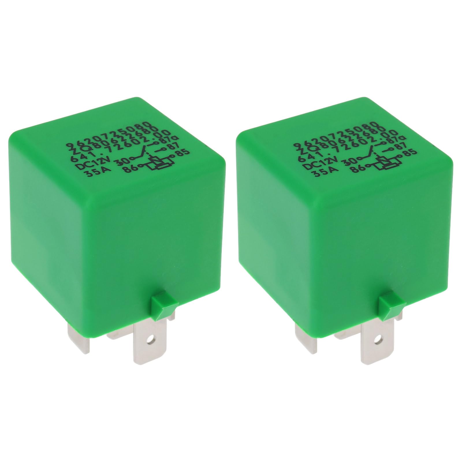 Relè Ventola Radiatore Di Raffreddamento 2 Pezzi Compatibile Con Citroen CompatibileCon Peugeot 206 207 306 307 406 407 807 6547TX