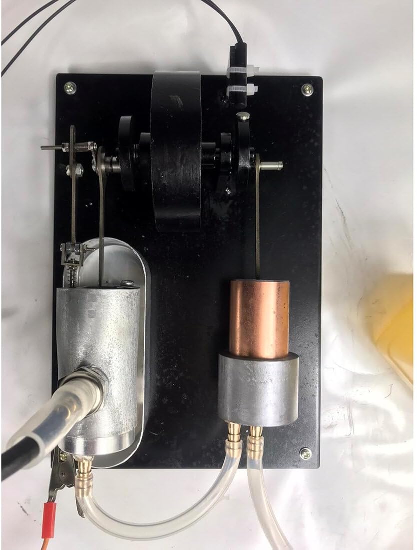 Engine Model Kit That Runs, Mini Horizontal Single-Cylinder Three-Stroke Engine Model, Physics Science Experiment for Adult