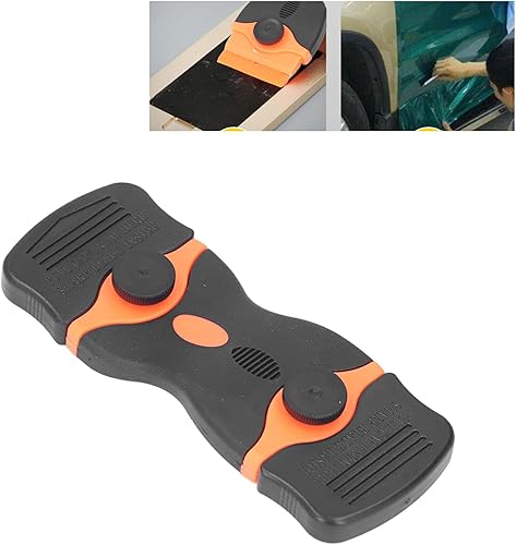 Miniatura 6 de Rascador de hoja de afeitar, 2 piezas, herramienta de raspador 2 en 1, raspador de limpieza de rascador de vidrio retráctil para placa de cocina de