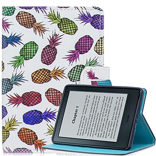 Capa para Kindle Paperwhite (10ª geração, apenas versão de 2018), interior de TPU macio de couro sin