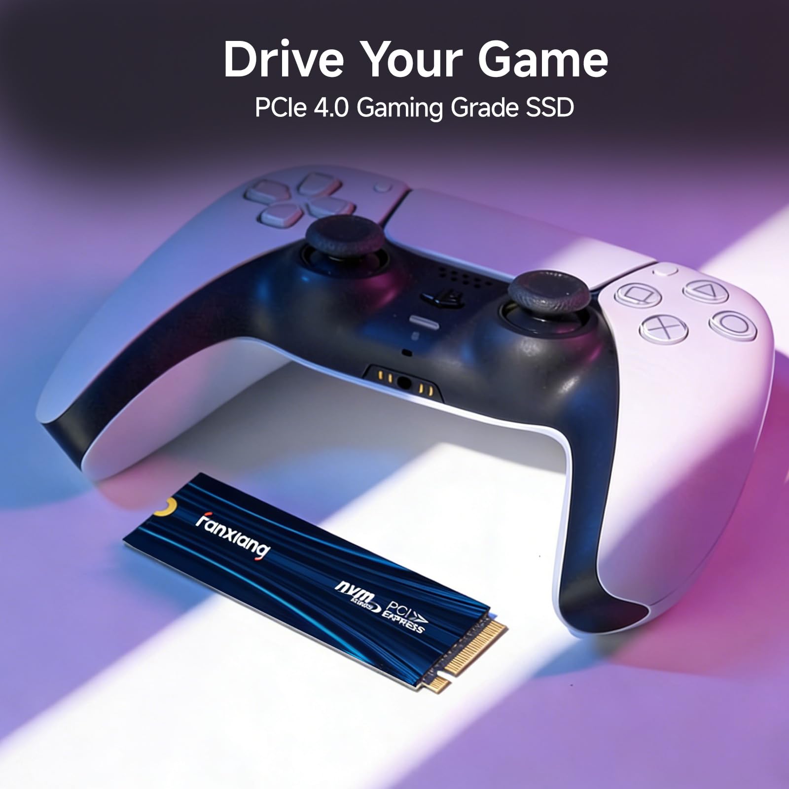 fanxiang SSD NVMe de 1 TB PCIe Gen 4 para jogos para PS5, SSD M.2