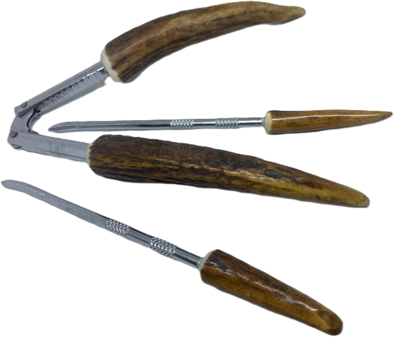 Naturally Shed Antler Nut or Crab Cracker Set