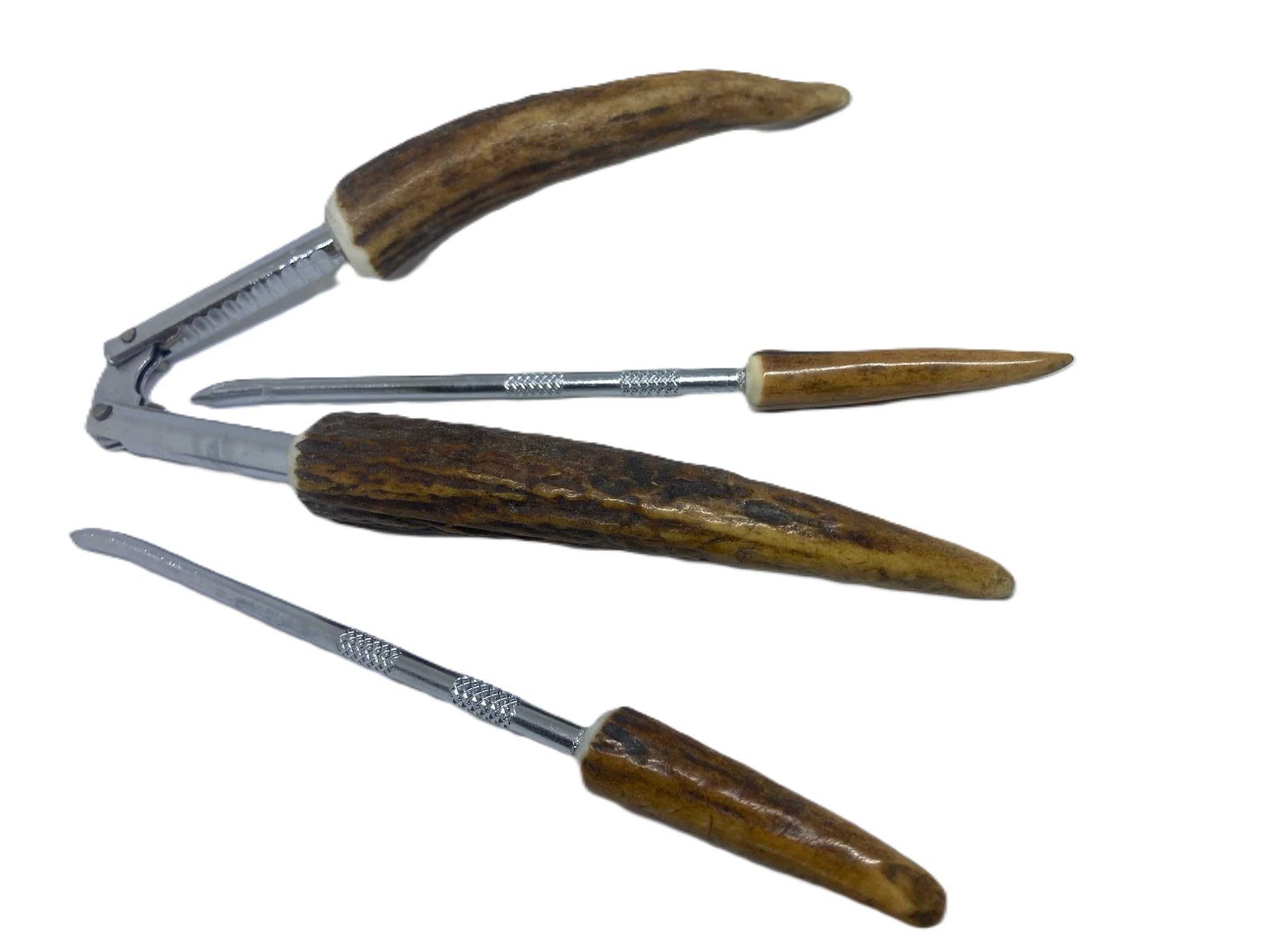 Naturally Shed Antler Nut or Crab Cracker Set