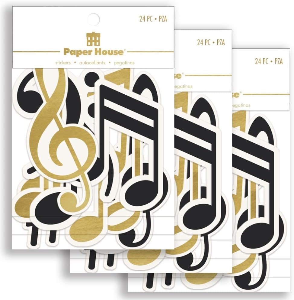 Paper House Productions Music Notes Die Cut Stickers