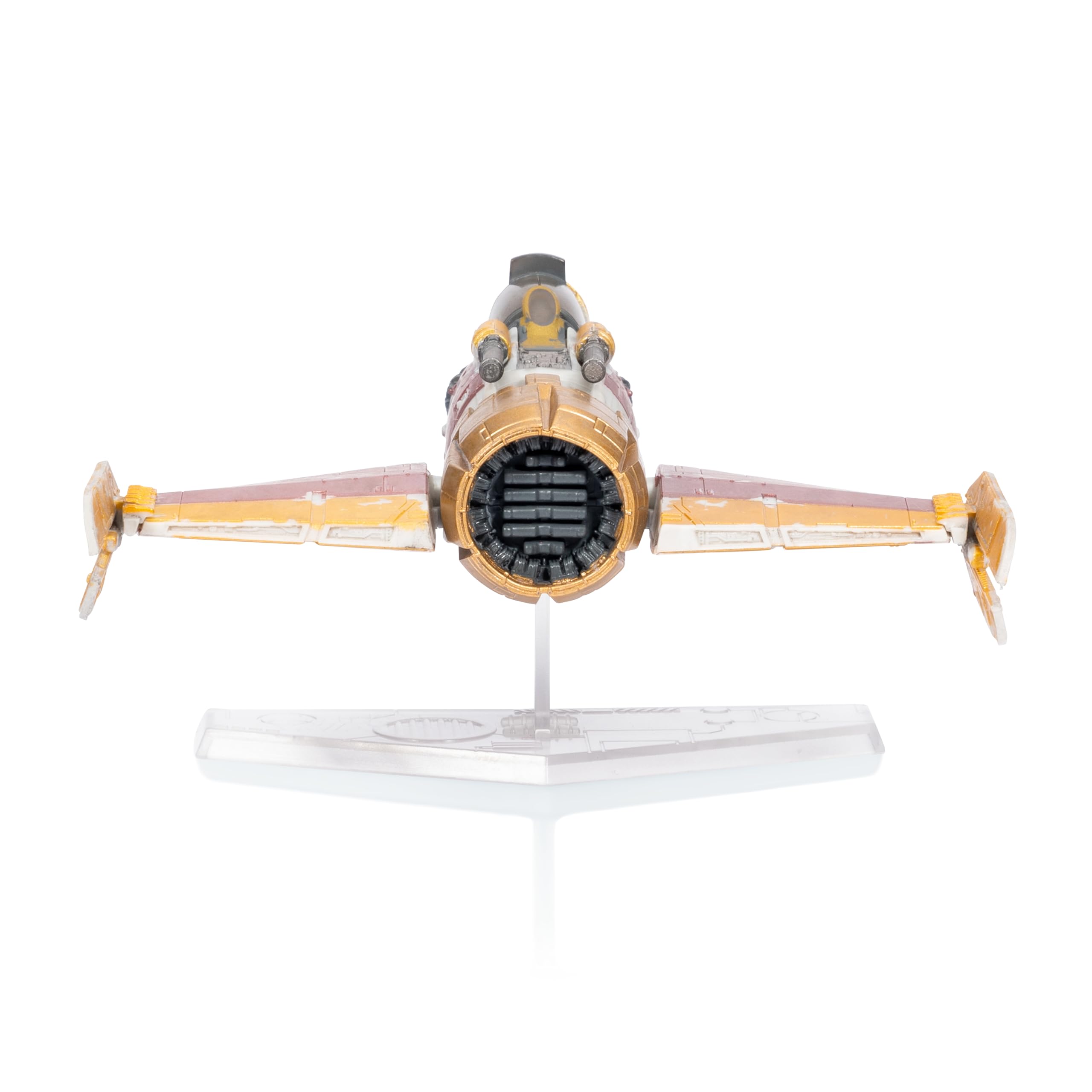 STAR WARS Micro Galaxy Squadron Fiend Fighter - Véhicule de 12,7 cm avec accessoire de figurine de 2,5 cm