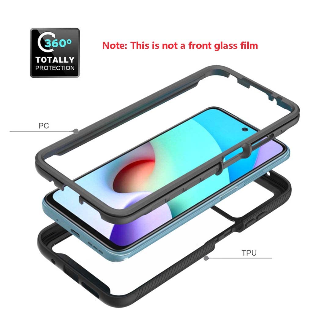 SEAHAI Trasparente Cover per Xiaomi Redmi 10A / Redmi 9C NFC