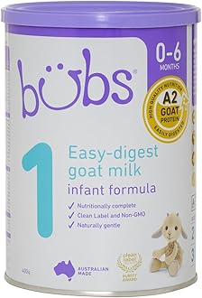 BubsGoat Milk Infant Formula Stage 1, Infants 0-6 months, Made with Fresh Goat Milk, 14.1 oz