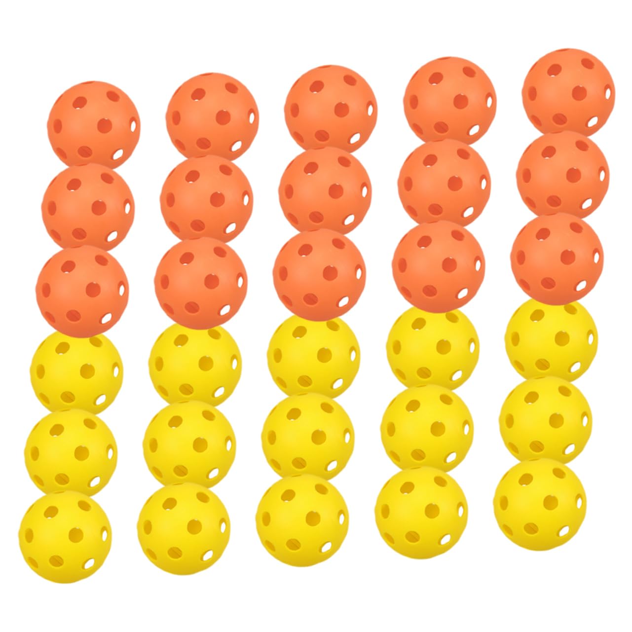 VICASKY 1set Indoor Golf Practice Balls Lightweight Bright Colors for Easy Visibility for Indoor Training and Practice Durable for Golfing Accessories 30pcs