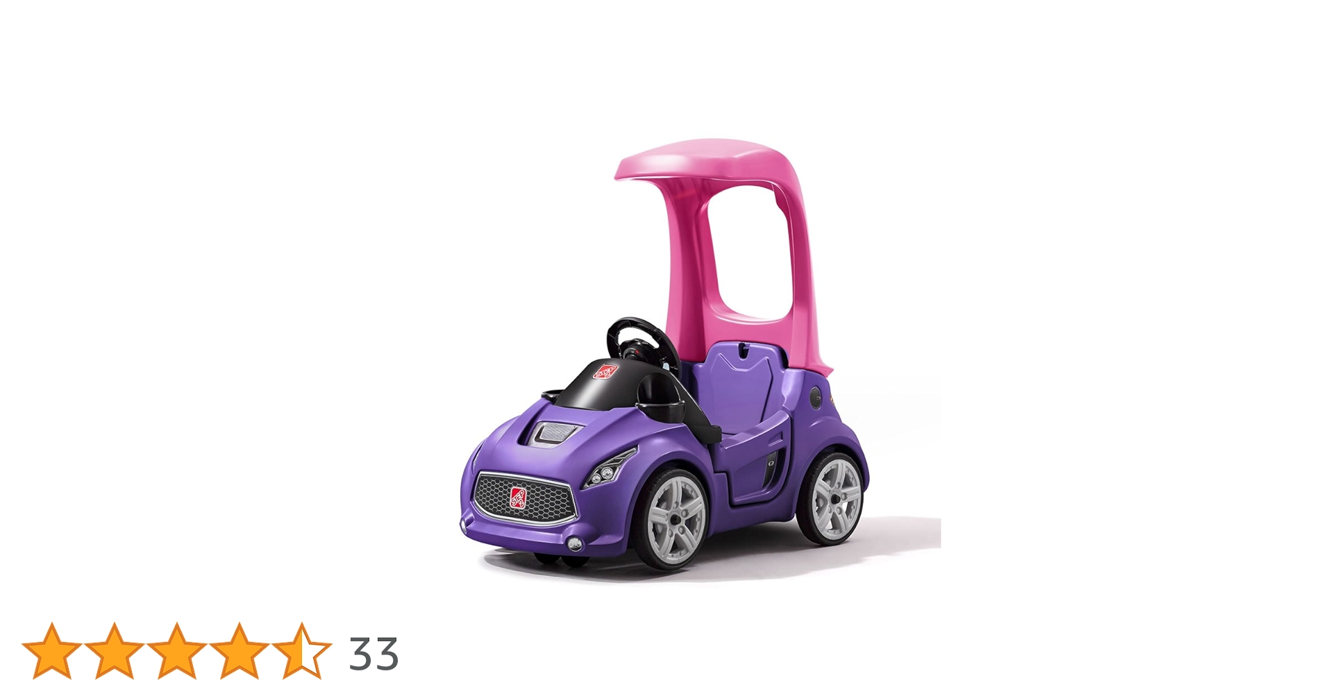 Step2 Turbo Coupe Foot-to-Floor Ride-on Car, Purple : Amazon Step2 Turbo Coupe Foot-to-Floor Ride-on Car, Purple : Amazon