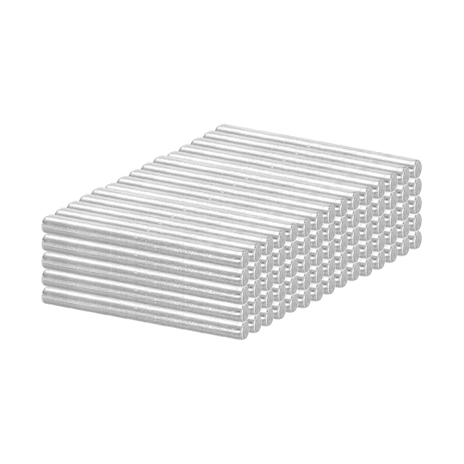 PATIKIL 304 Stainless Steel Dowel Pin 2.5x25 mm (3/32" Dia), 100 Pcs Hardened Metal Dowel Pins Bunk Bed Pegs Pin Replacement Hardware for Shelf