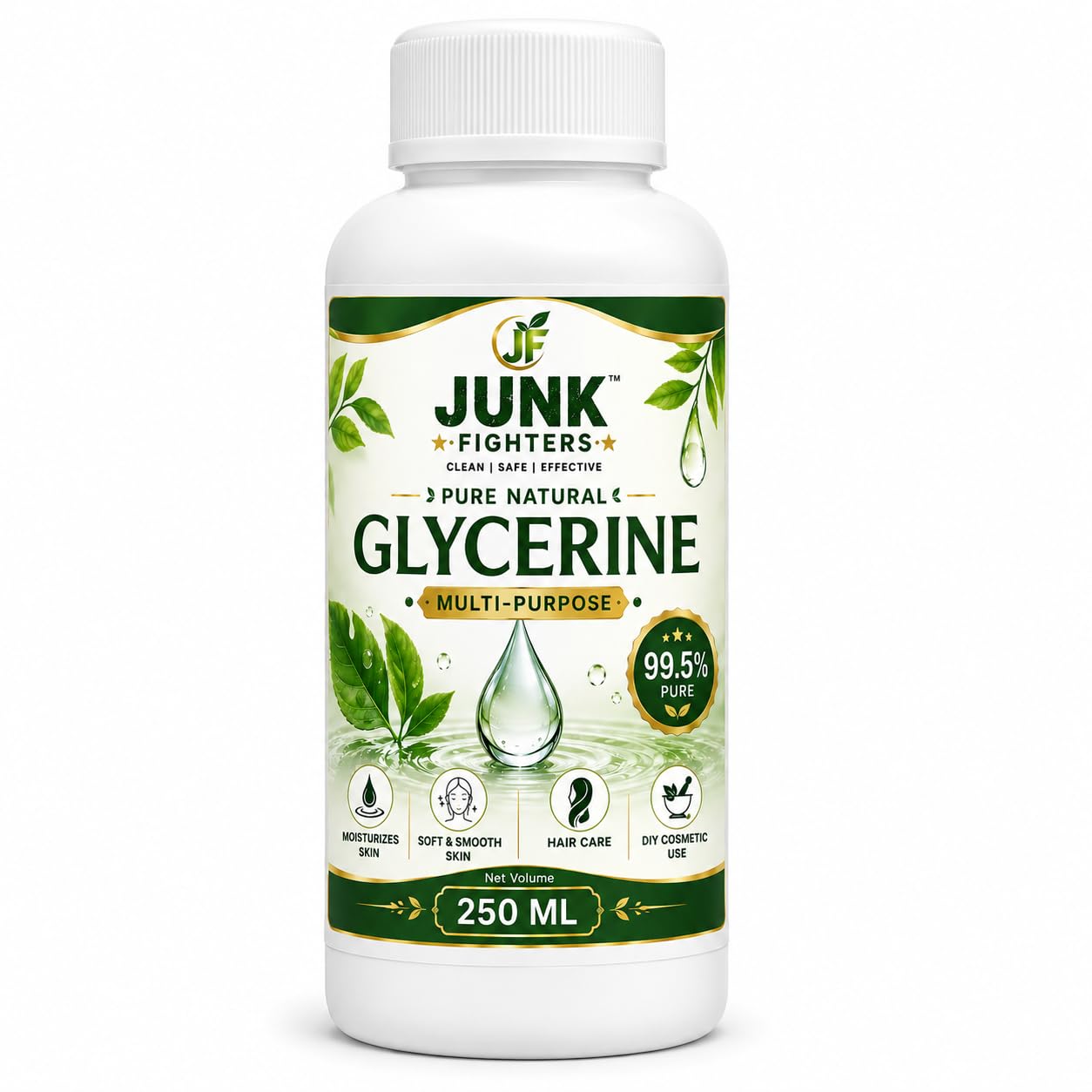 Pure Natural Glycerine Liquid 250ML Multi Purpose Moisturizing Solution for Skin Hair Face DIY Beauty Cosmetic Soap Making Hand Care Hydrating Glycerin Liquid for Daily Personal Care-image-8