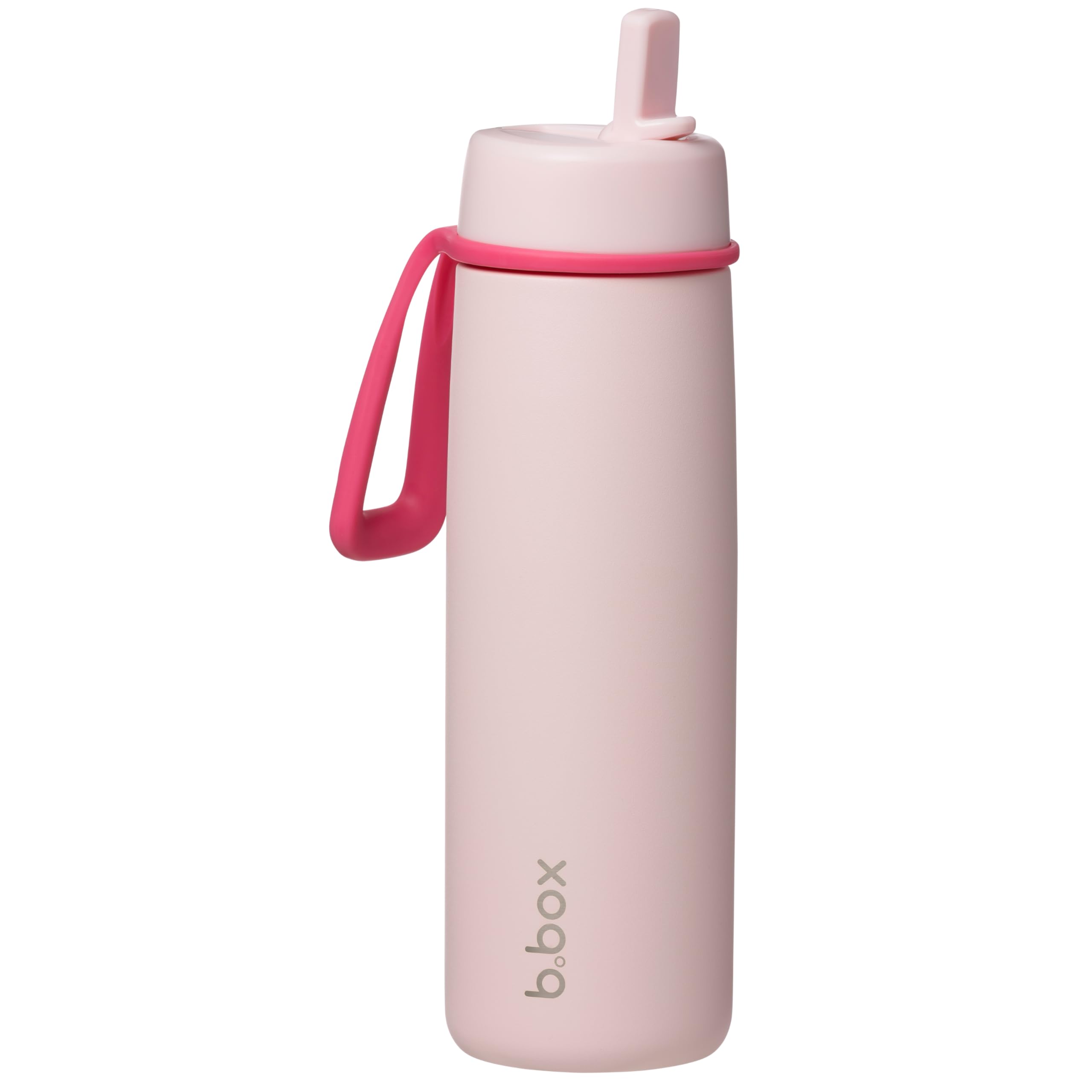 b.box Triple Insulated 23oz Water Bottle w/Stainless Steel Straw. 44 Hours Cold. Leak Proof Tumbler with Lid and Straw for Travel, Gym & School. BPA