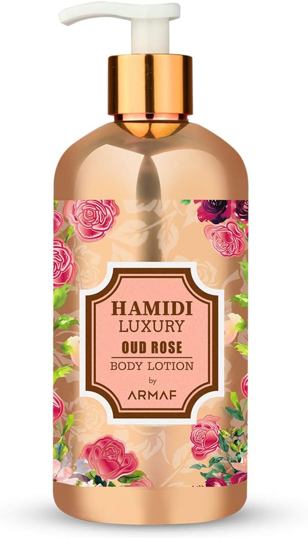 Hamidi Luxury Oud Rose Body Lotion By Armaf For Unisex, 500ML