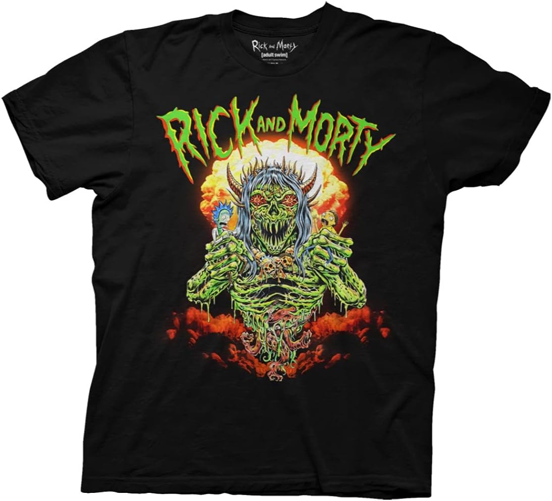 Ripple JunctionRick and Morty Nuclear Ghoul Witch Adult T-Shirt Officially Licensed