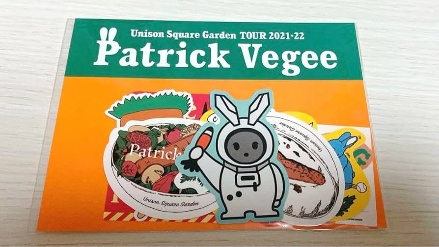 UNISON SQUARE GARDEN Patrick Vegee グッズ Amazon.co.jp: UNISON SQUARE GARDEN Patrick Vegee ステッカー