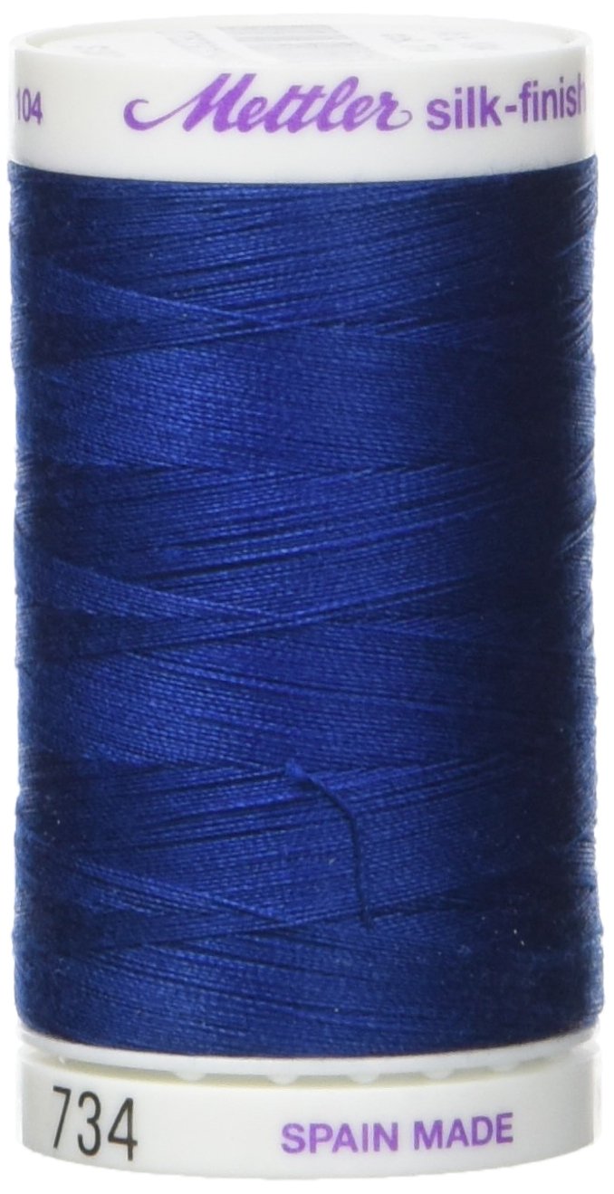 Fil Mettler 10450-0734 N°50 finition soie supérieure avec 5 bobines de 500m de haute résistance