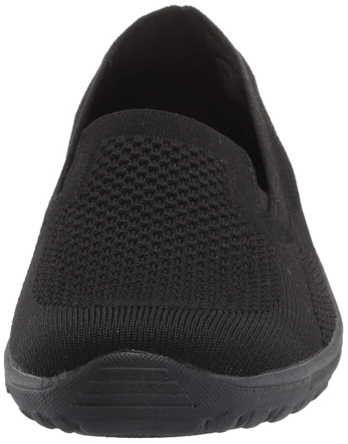 Amazon.com | Skechers womens Loafer Flat, Black/Black, 9.5