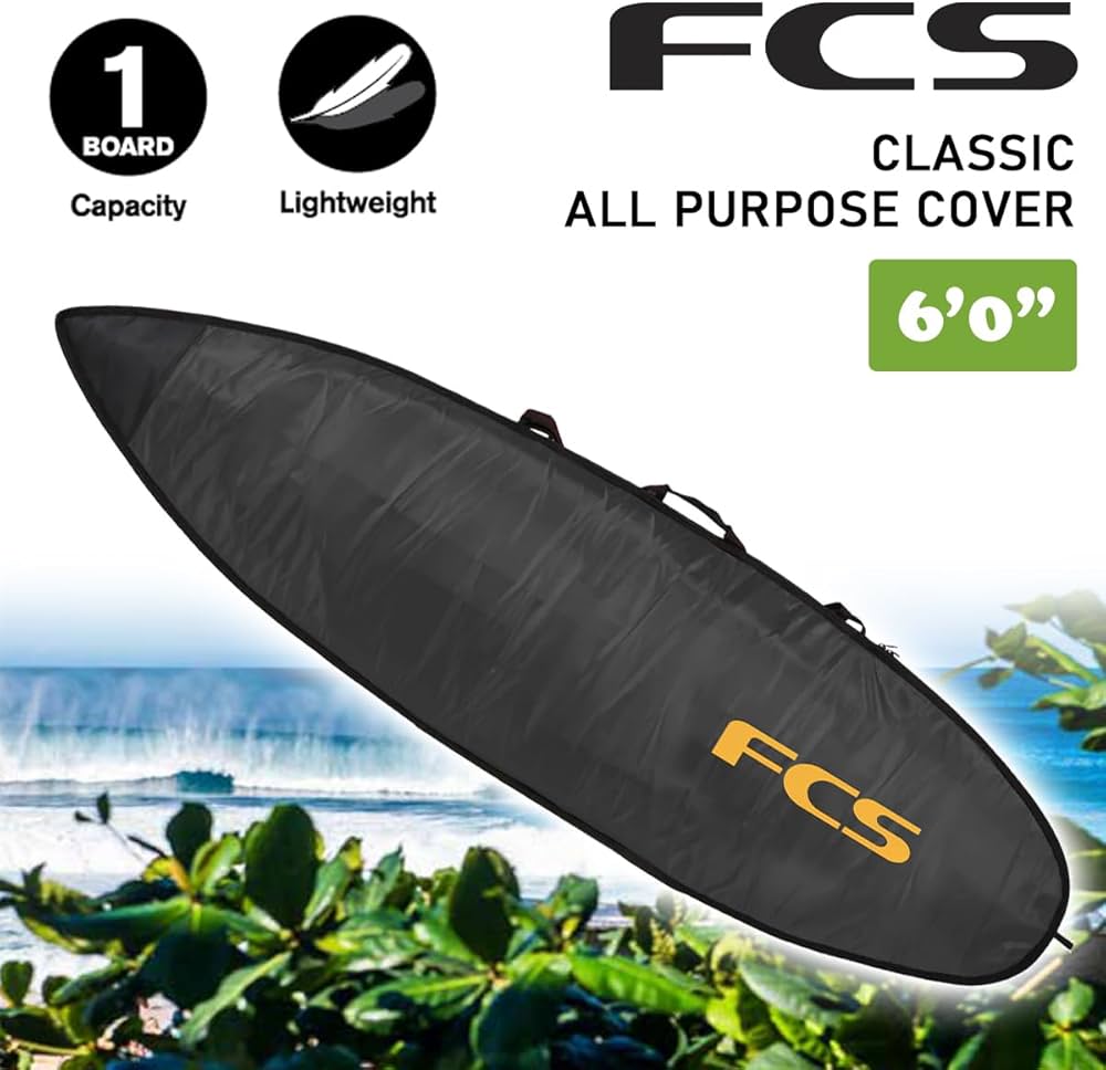 サーフィン・ボディボード FCS Classic Fun Board 6'3 Black/Mango Amazon | FCS ボードケース ハードケース CLASSIC FUN BOARD
