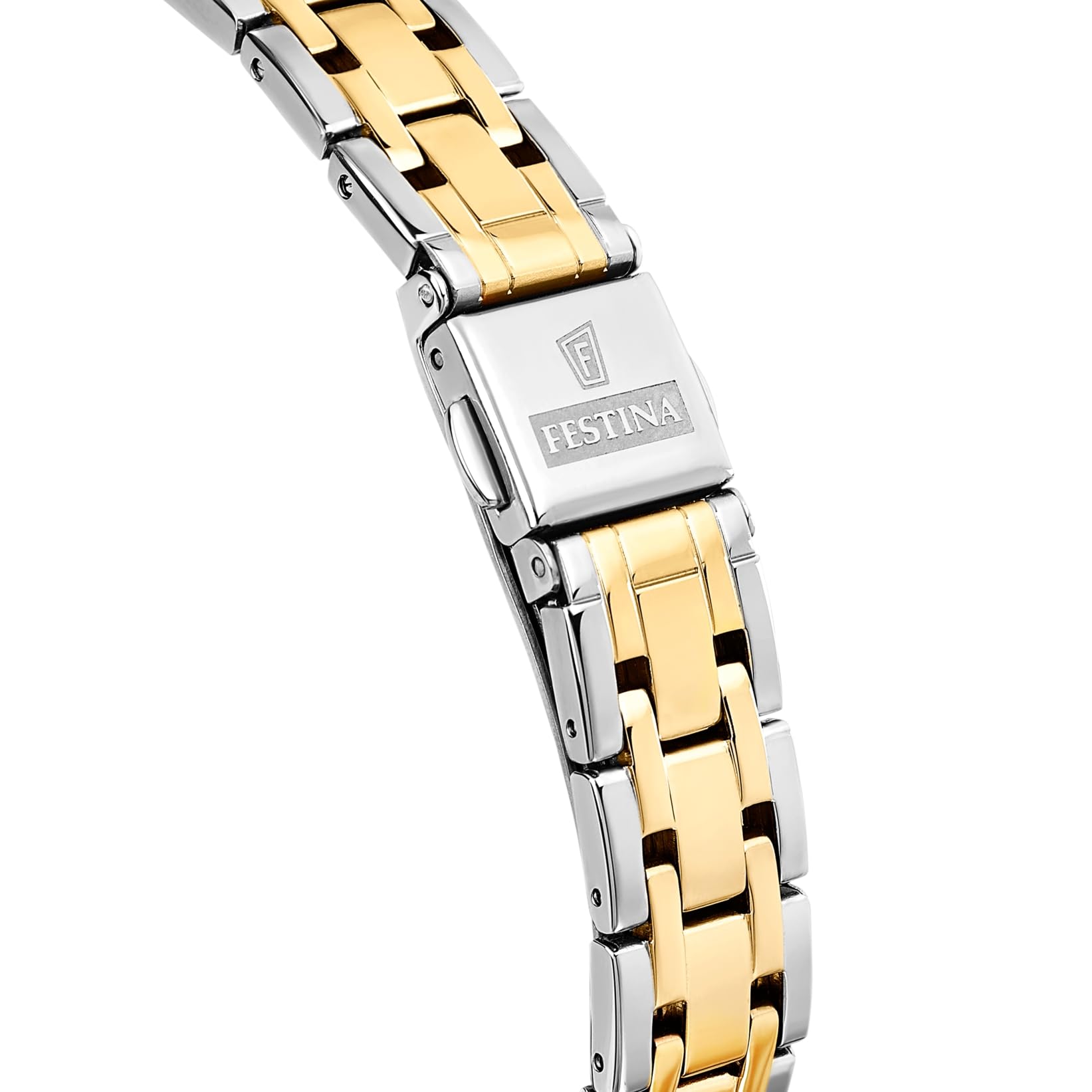 Festina Damenuhr Analog aus Edelstahl 316l Multi | Quarzwerk, Widerstandsfähiges Mineralglas, Wasserdicht 5 ATM F20625/1, Mademoiselle