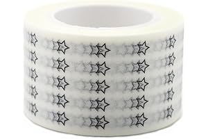 5 Star Review Rating Tracker - Writable Washi Tape (25mm x 10M - 1000 Stickers)