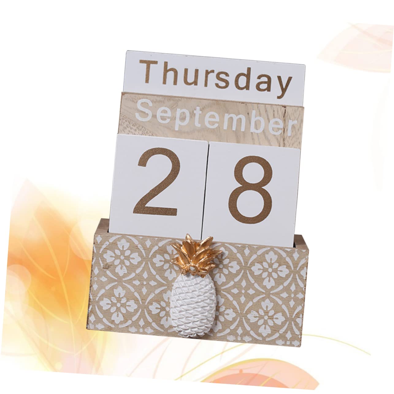 VILLCASE 2 Pz Calendario Da Tavolo Arredamento Del Tavolo Decorazioni Per La Casa Arredamento Per La Casa D'epoca Arredamento Retrò Decorazioni Per Ufficio Scrivania Di Legno
