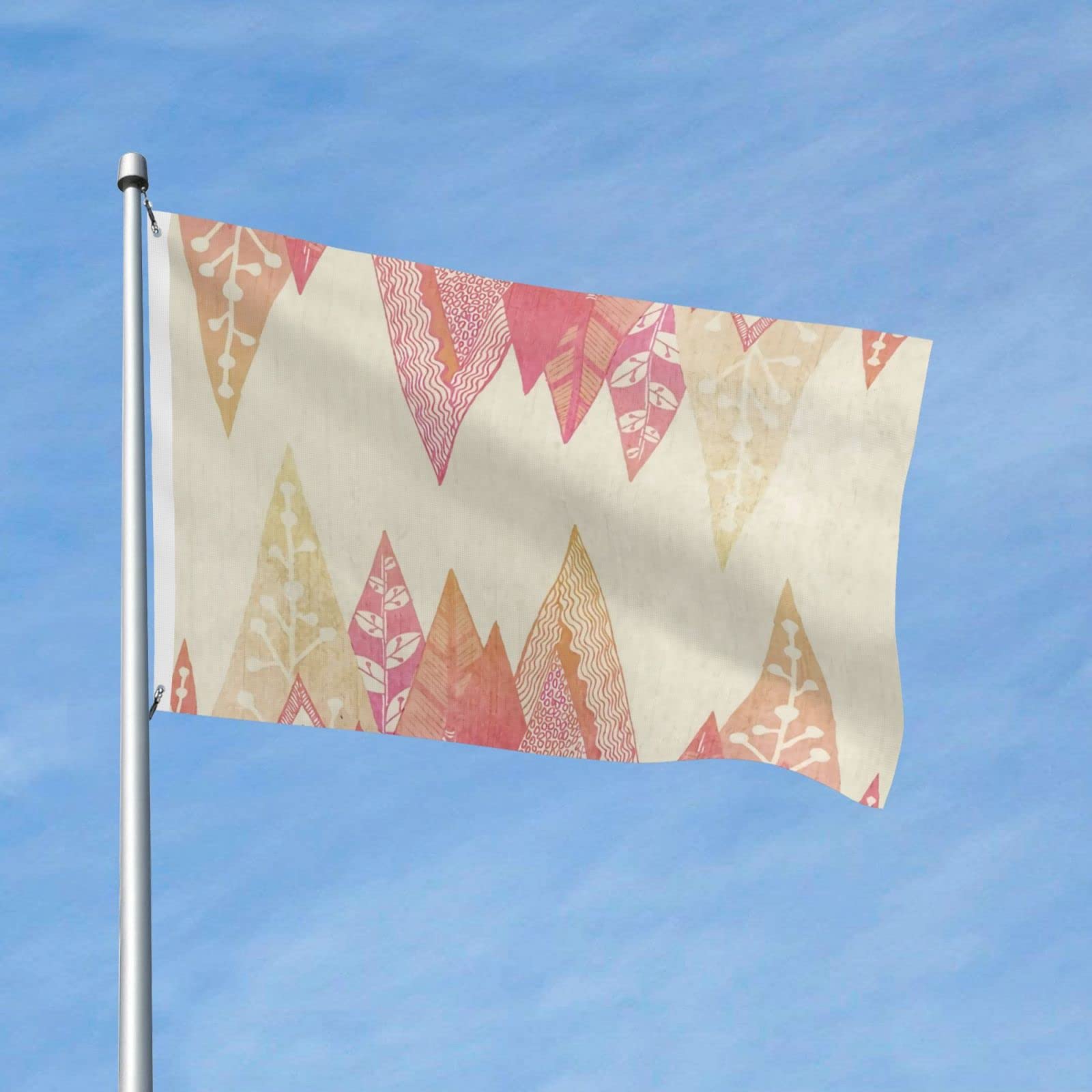 Ethnic Structure Flag 3x5 Ft Outdoor Flag Banner Polyester Double Sided Printing For Outdoor House Yard Banner Decor Unique Holiday Gift