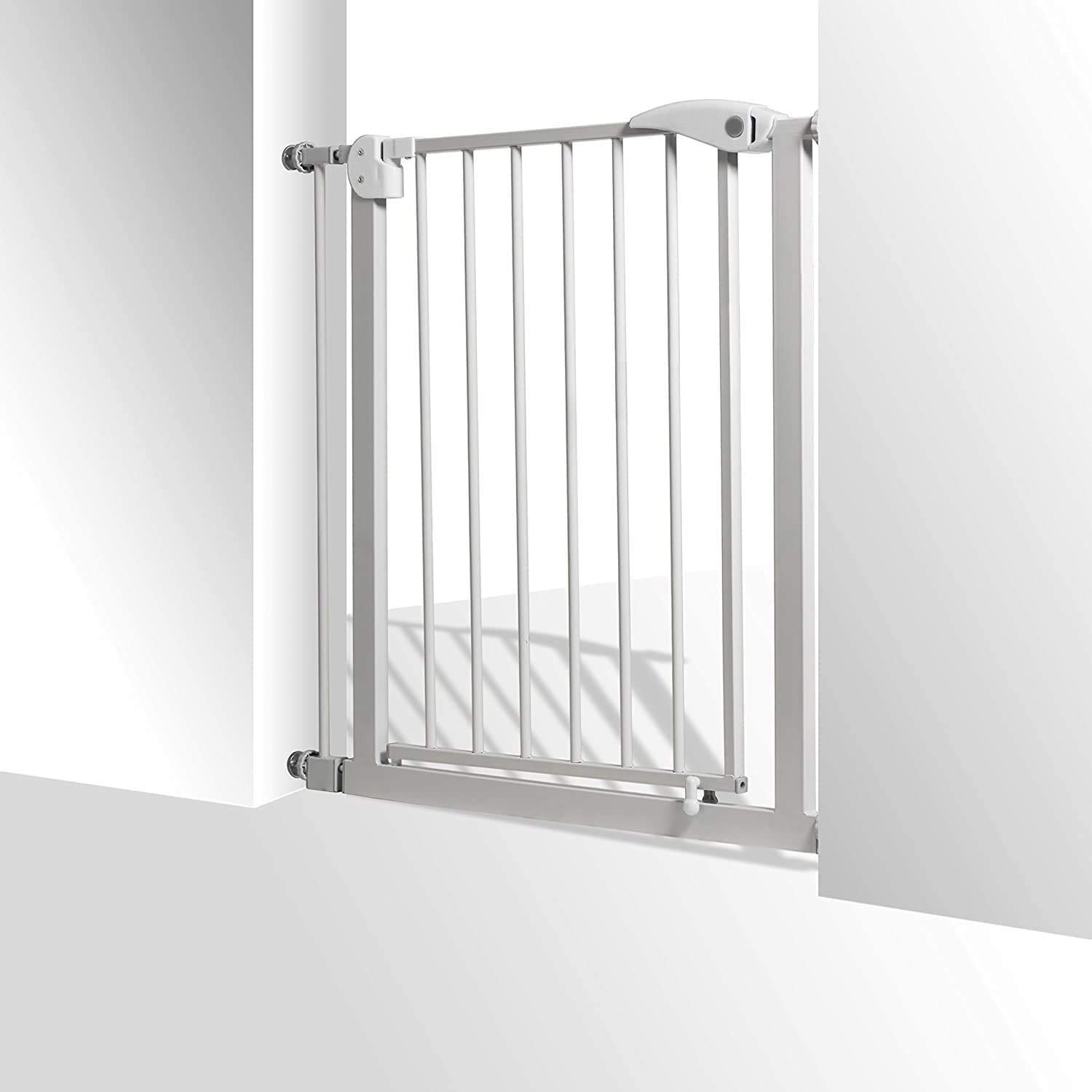 Babify Cancelletto di Sicurezza per Bambini - Barriera Portatile per Scale e Porte da Esterno - 65-95 cm