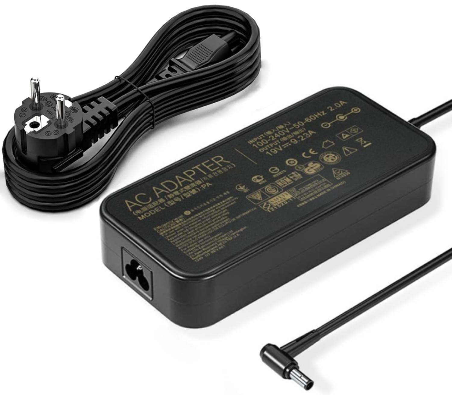 Bloc d'alimentation 180 W pour ASUS 19,5 V 9,23 A 5,5 mm x 2,5 mm G46VW G750JX G750JW G750JM GL502 GL502VT GL502VS GL502VM GL702VM GL702VT G75VX G75VW