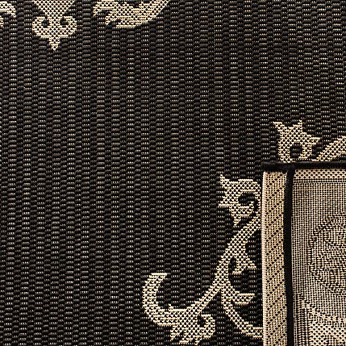 SAFAVIEH Courtyard Collection 8 x 11 alfombra interior-exterior miniatura 5