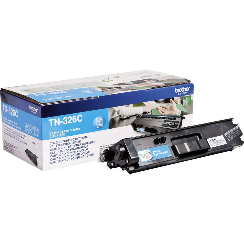 Brother Original Jumbo-Tonerkassette TN-326C cyan (für Brother DCP-L8400CDN, DCP-L8450CDW, HL-L8250CDN, HL-L8350CDW, MFC-L8650CDW, MFC-L8850CDW)