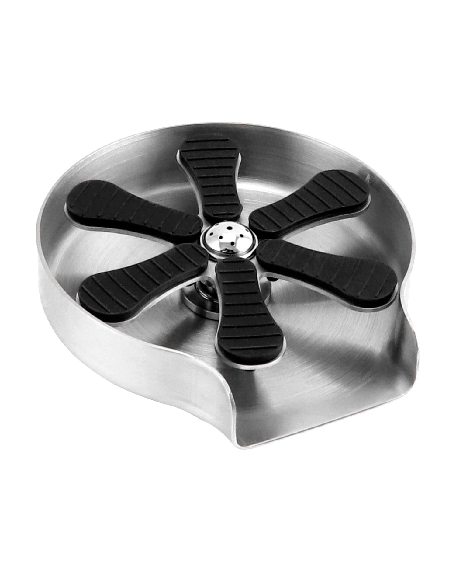 QWORK® Lavabicchieri Lavandino, in acciaio inossidabile 304, Rondella di vetro automatica, Lavatazzine, Sciacquatrice di vetro, per lavello da cucina, Bar