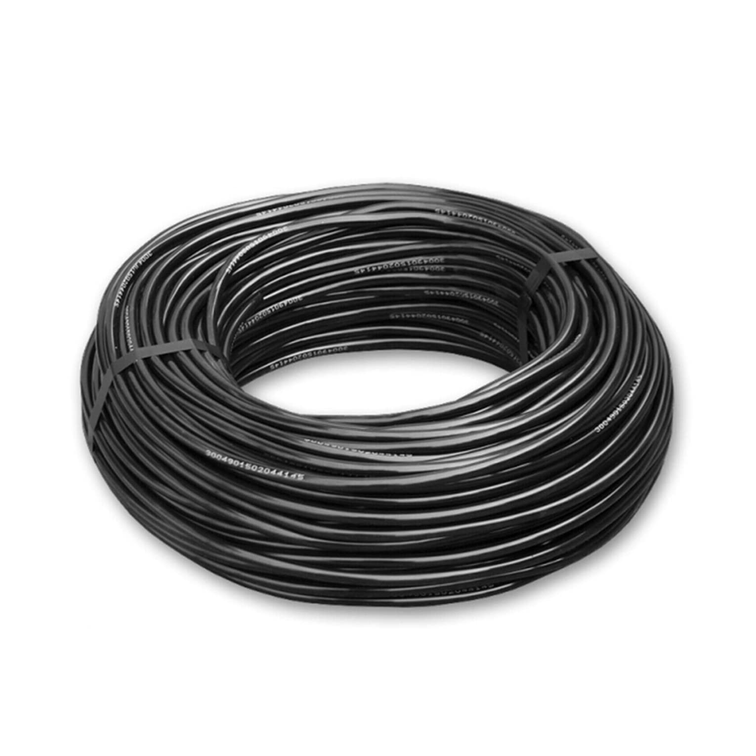 Reinforced Garden Micro Irrigation 5~200m Strong Durable Black Hose Pipe 4mm Universal Use (30)