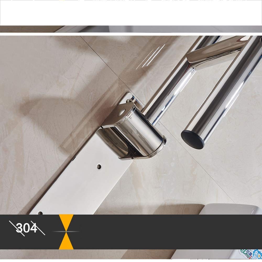 Barra de Agarre de Seguridad para Ducha Resistente sin Plomo, Barras de Agarre para discapacitados para baño, Inodoro, Barras de Seguridad abatibles, Barra de Seguridad montada en la bañera,