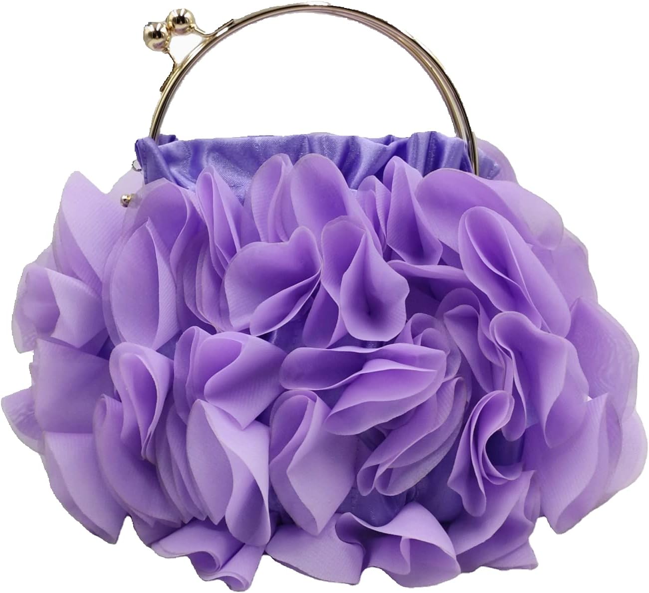 DJBM Floral Clutch Purses for Women Satin Clutch Evening Bag Party Prom Handbags Bride Purse